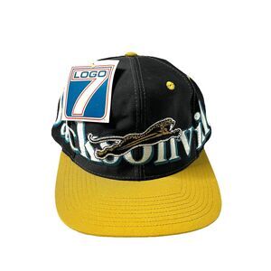 Jacksonville Jaguars Vintage 90s Hat Cap Snapback Logo 7 Banned Logo